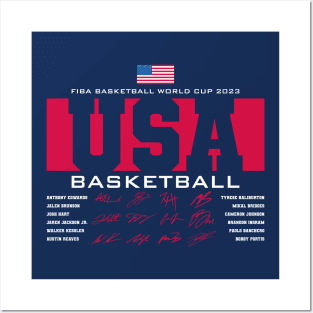 USA - Basketball - FIBA WC 2023 Posters and Art